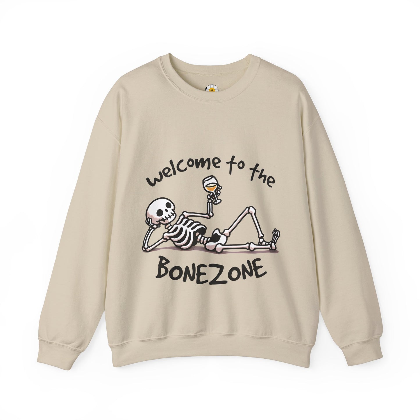 Welcome To The Bone Zone Funny Skeleton Sarcasm Premium Unisex Heavy Blend Crewneck Sweatshirt