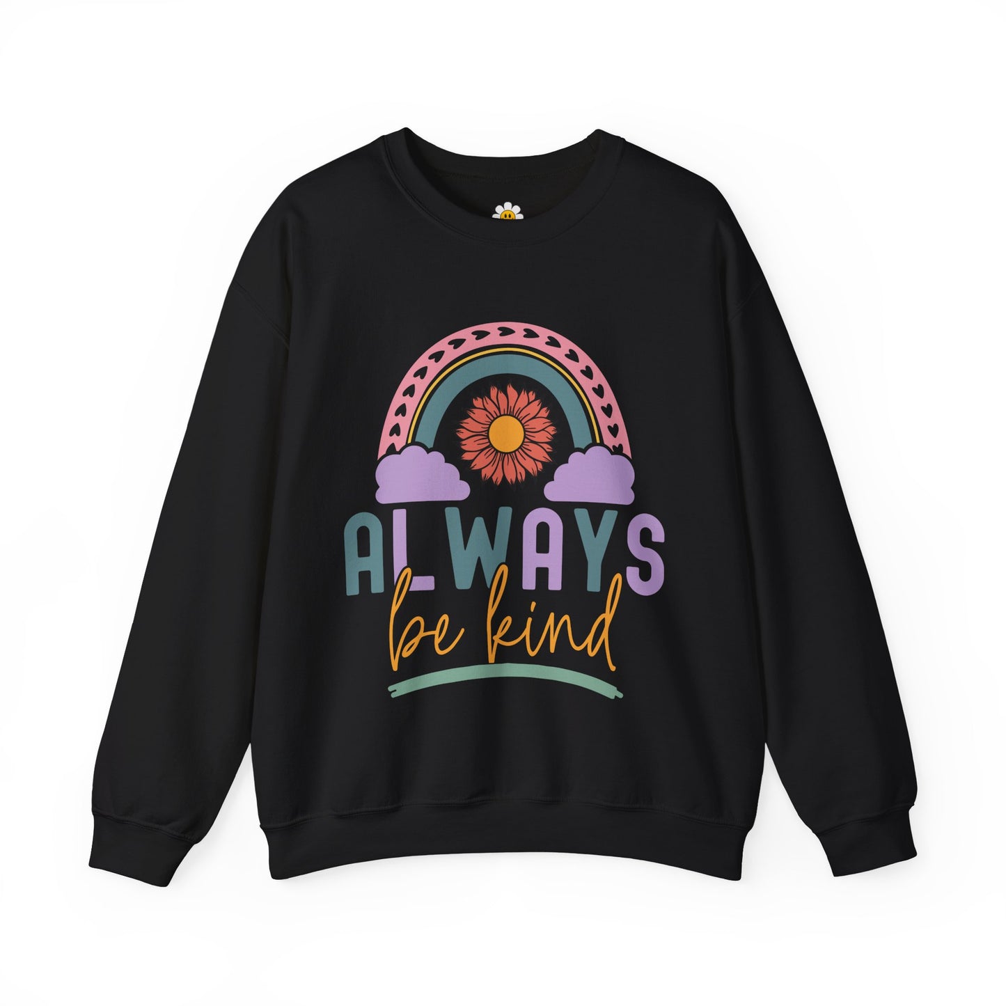 Always Be Kind Cute Mental Health Unisex Heavy Blend Crewneck Sweatshirt