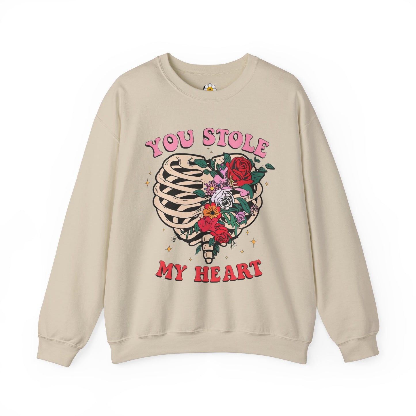 You Stole My Heart Cute Valentines Day Premium Unisex Heavy Blend Crewneck Sweatshirt