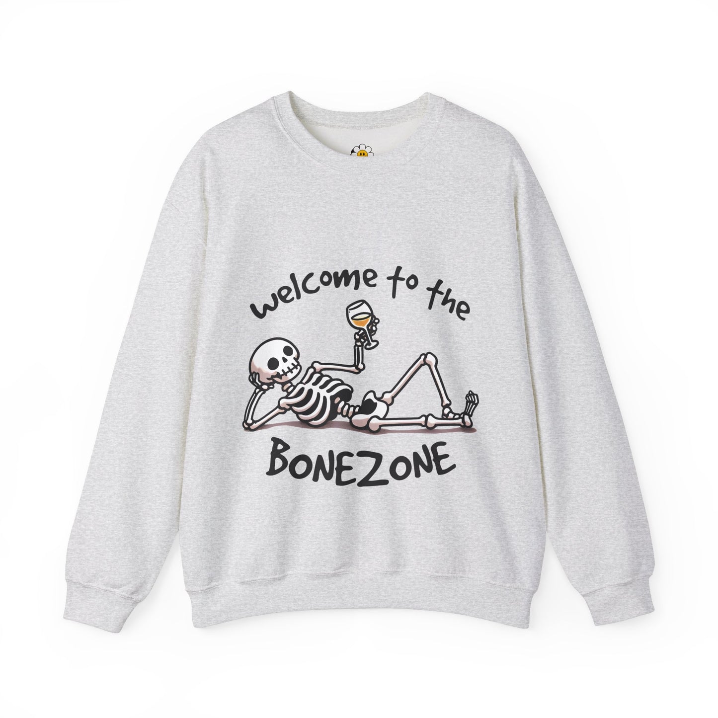 Welcome To The Bone Zone Funny Skeleton Sarcasm Premium Unisex Heavy Blend Crewneck Sweatshirt