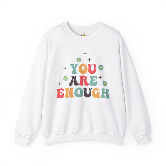 You Are Enough  Unisex Heavy Blend Crewneck Sweatshirt