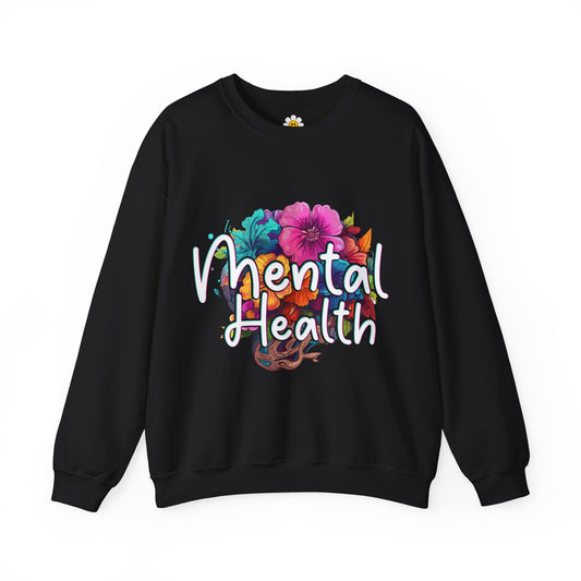 Mental Health Unisex Heavy Blend Crewneck Sweatshirt