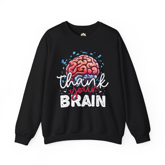 Thank Your Brain Unisex Heavy Blend Crewneck Sweatshirt